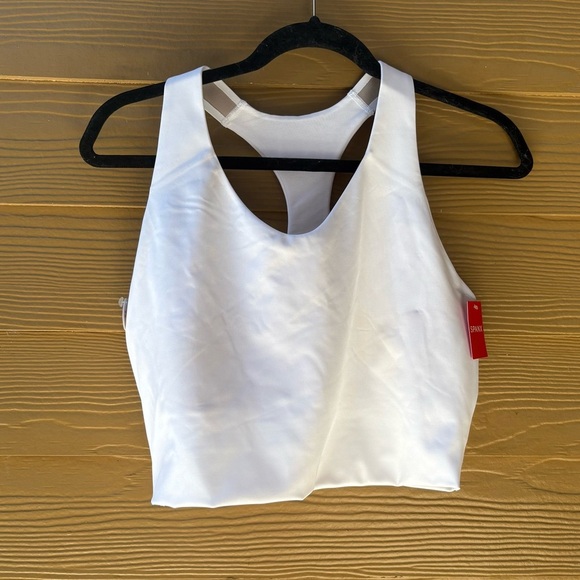 Spanx NWT Longline Medium Support Sports Bra in White Size 2X - Picture 3 of 6